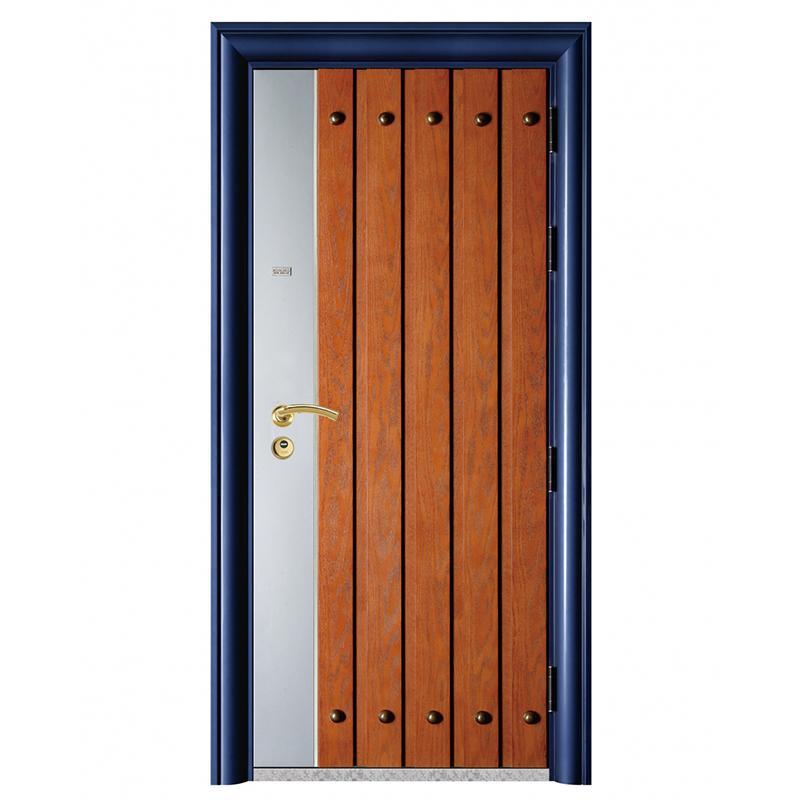 Puerta Exterior Entrada 3P Line Residencial gris de 91/101x210cm